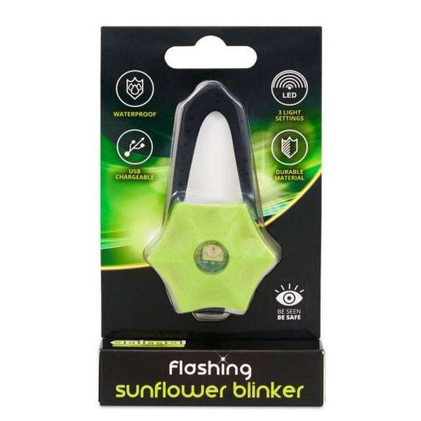 Animal Instincts Flashing Safety Sunflower Usb Blinker