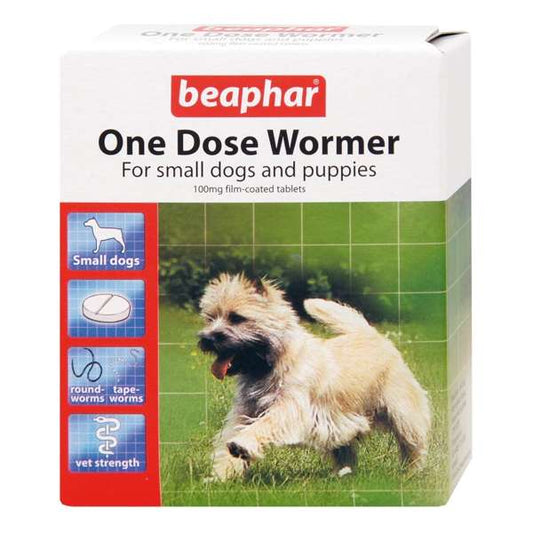 Beaphar One Dose Wormer for Small Dogs & Puppies 3 tablets