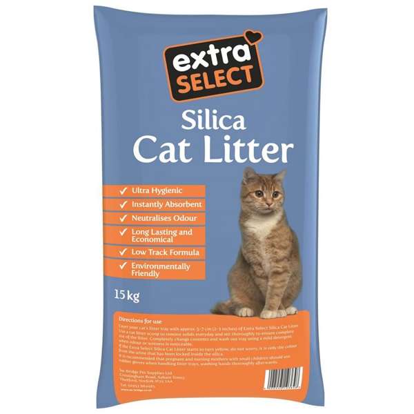 Extra Select Silica Cat Litter 15kg