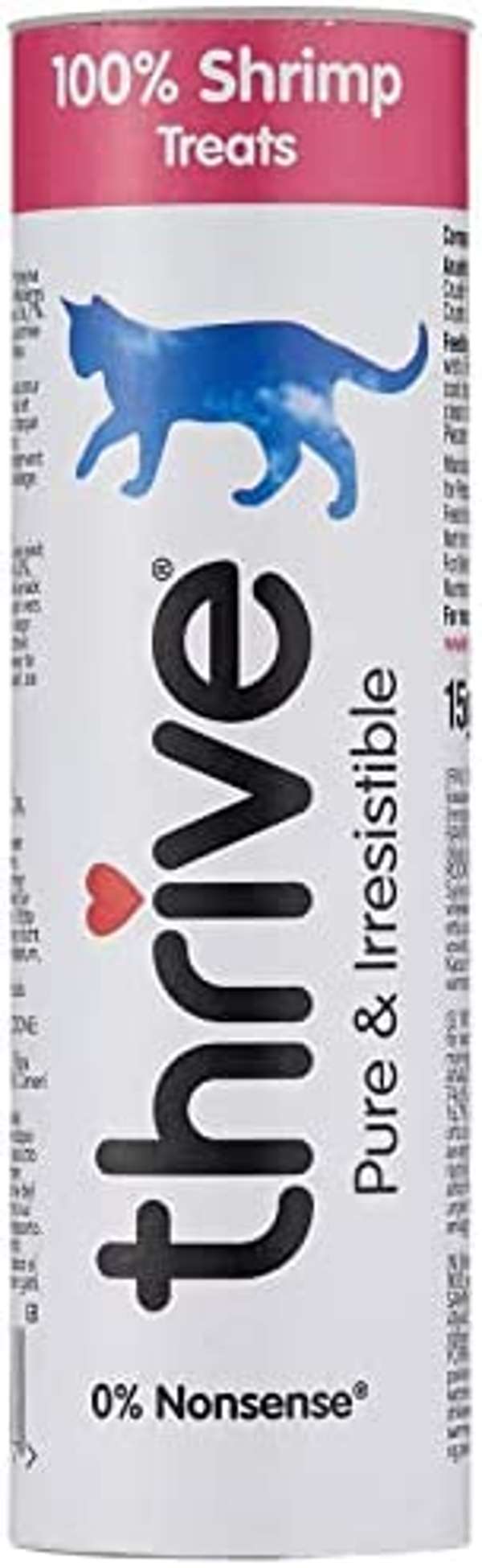 Thrive Freeze-Dried Cat Treats - 100% Shrimp Tubes 15g