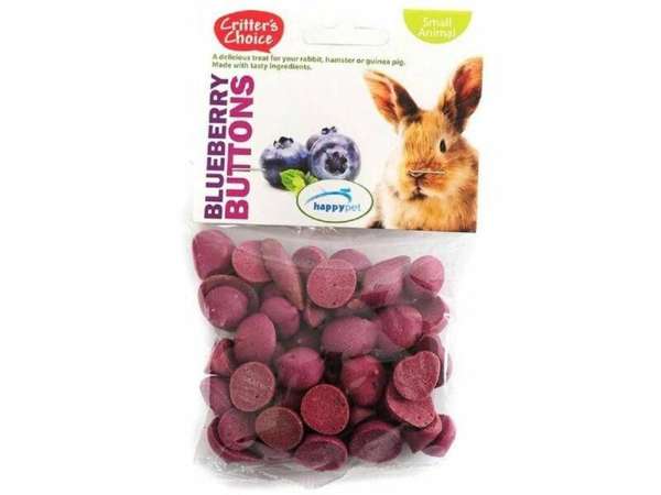 Critters Choice Blueberry Buttons 40g