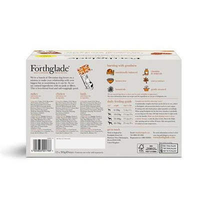 Forthglade Complete with Brown Rice Adult Dog Tray Mixed Multipack 12 x 395g