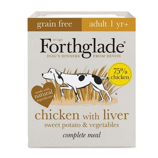 Forthglade Complete Adult Chicken With Liver Grain Free 18 x 395g