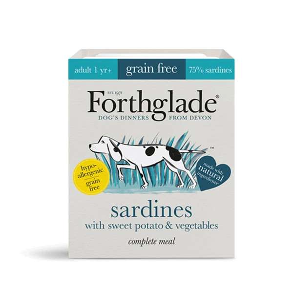 Forthglade Complete Adult Sardines Grain Free 18 x 395g