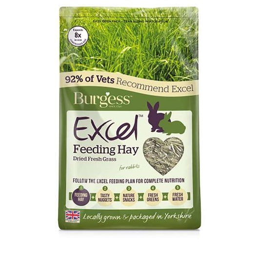 Excel Long Stem Feeding Hay 1kg