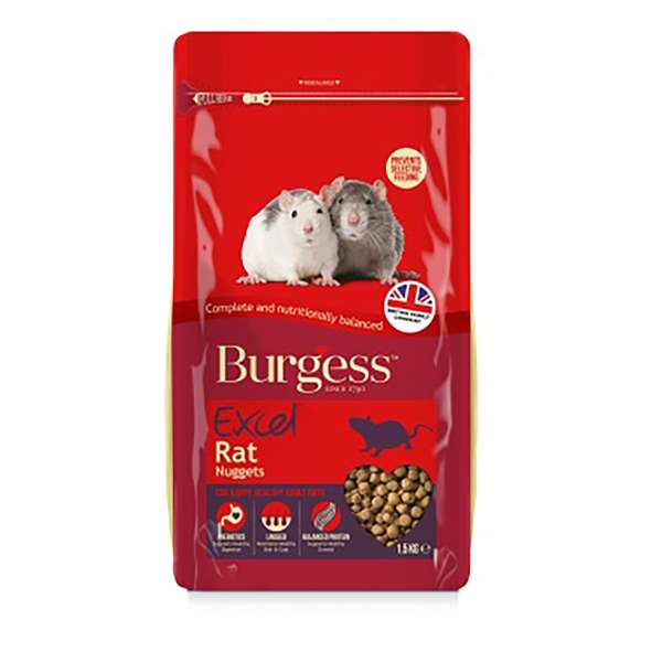 Burgess Excel Rat Nuggets 1.5kg