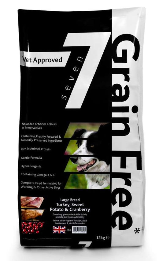 Seven Dog - Adult Large Breed Turkey with Sweet Potato & Cranberry Grain Free 12kg