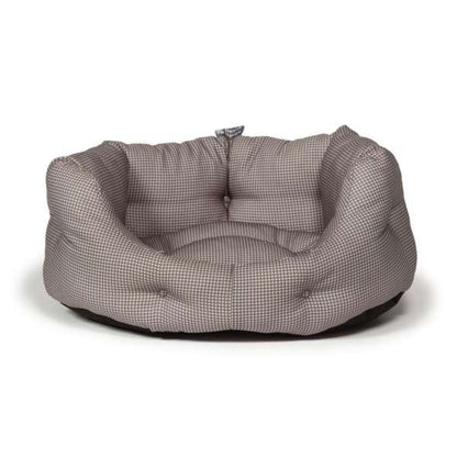 Danish Design Deluxe Slumber Bed Vintage Grey Dogstooth