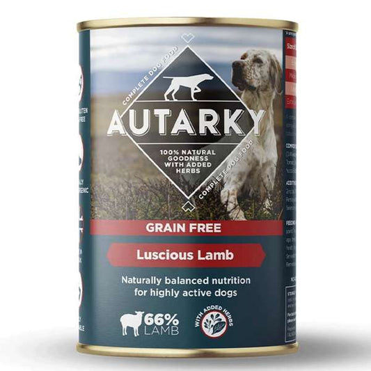 Autarky Adult Dog Grain Free Lamb Can 12 x 395g