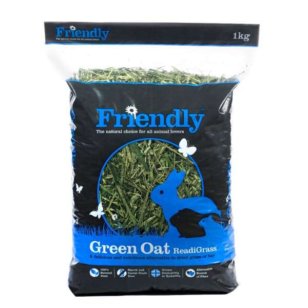 Friendly Green Oat Readigrass 1kg - Case of 4