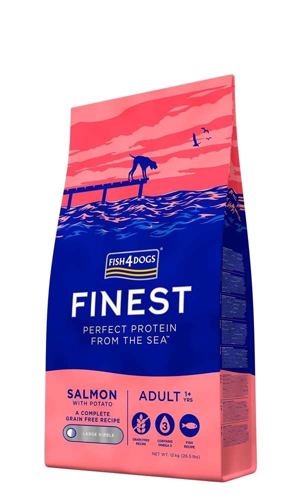 Fish4Dogs Finest Adult Salmon Large Kibble