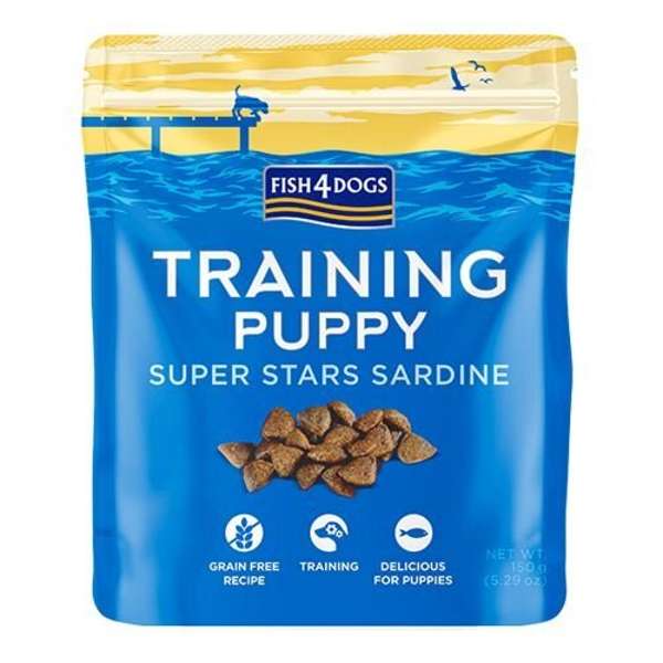 Fish4Dogs Puppy Super Star Training Treats Sardine 150g