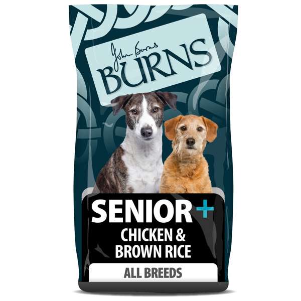 Burns Senior Plus Chicken & Brown Rice Medium & Large Dog