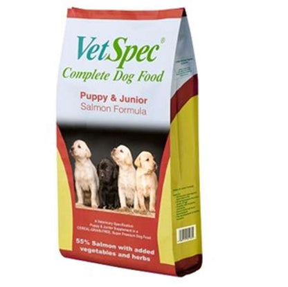 Vetspec Complete Puppy & Junior Salmon 12kg - Free P&P