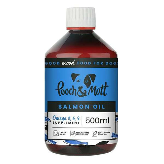 Pooch & Mutt Salmon Oil For Dogs & Cats 500ml