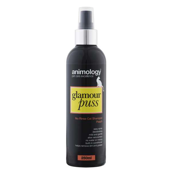 Animology Glamour Puss No Rinse Cat Shampoo Peach 250ml