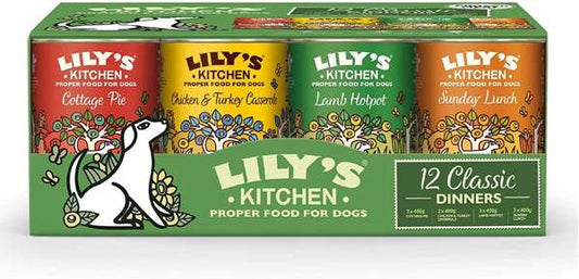 Lilys Kitchen Classics Multipack For Dogs 12 x 400g