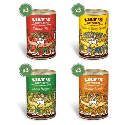 Lilys Kitchen Classics Multipack For Dogs 12 x 400g