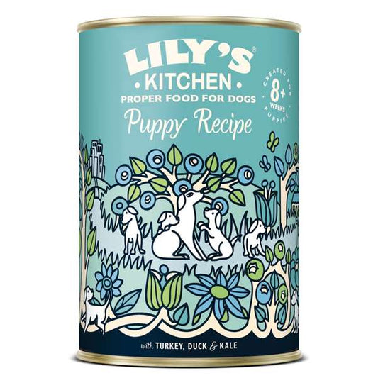Lilys Kitchen Puppy Recipe Turkey and Duck 6 x 400g