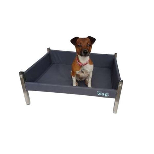 Henry Wag Elevated Dog Bed Ash Grey