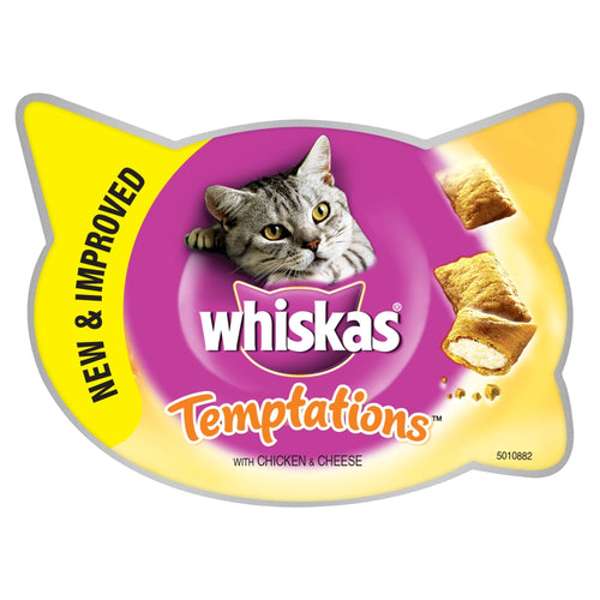 Whiskas Temptations Chicken & Cheese 8 x 60g