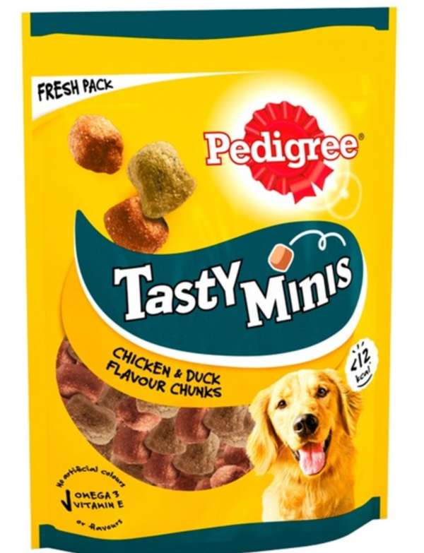 Pedigree Tasty Minis Chewy Cubes - Chicken & Duck 130g (Case of 8)