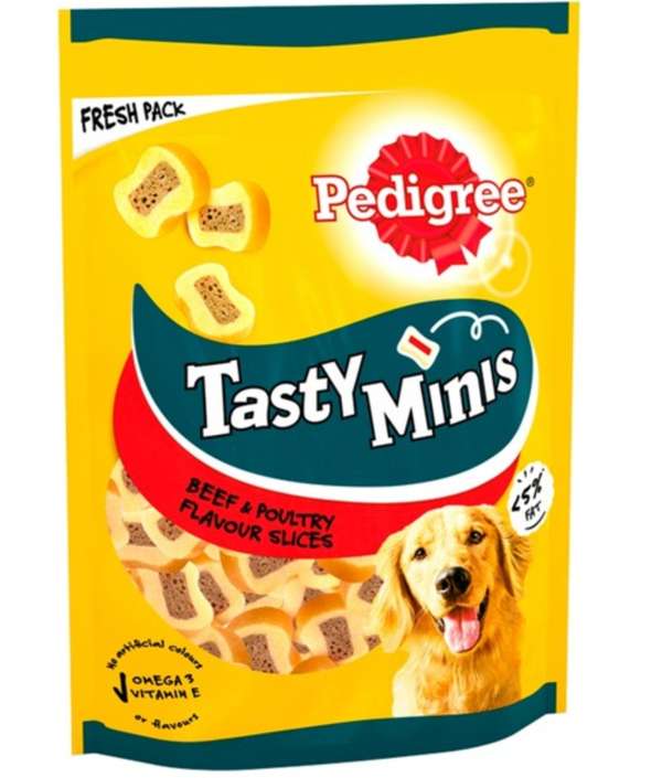 Pedigree Tasty Minis Beef & Poultry 155g