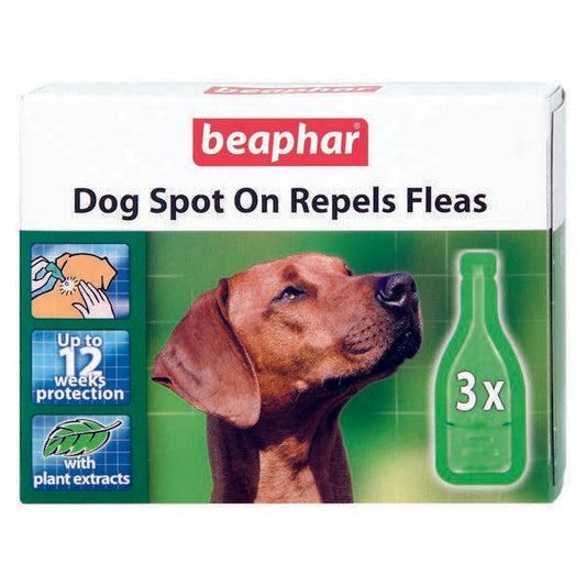 Beaphar Dog Spot On 12 Week - Pack of 3