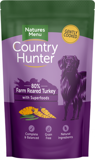 Country Hunter Farm Reared Turkey Pouches 6 x 150g