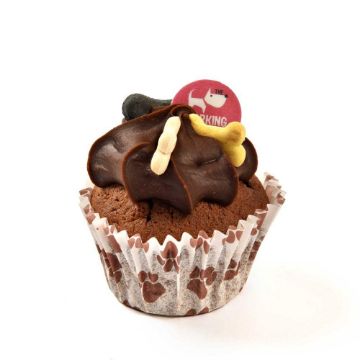 Barking Bakery Carob Woofin with Carob Frosting - Pack of 6