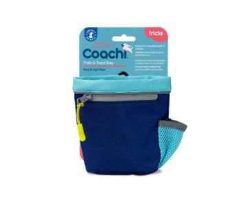 Blue and light blue Coachi Train & Treat Bag