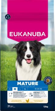 Eukanuba Mature Medium Breed Fresh Chicken 12kg - Buy 2 Bags Save 5%