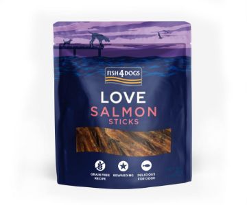 Fish4Dogs Love Salmon Sticks 85g x Case of 10