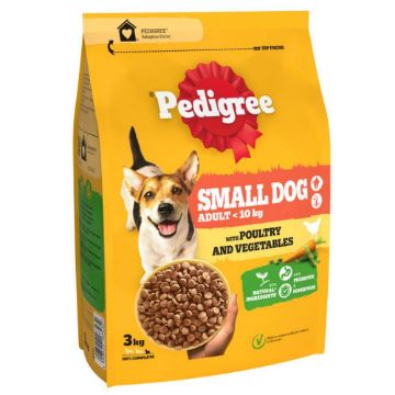 Pedigree Adult Small Dog Poultry & Vegetables 3kg