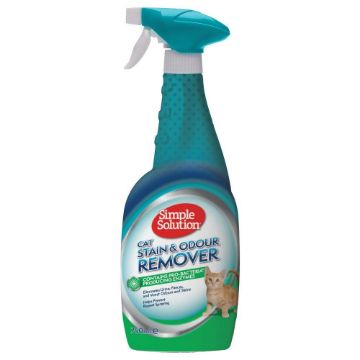 Simple Solution Stain + Odour Remover for Cats 750ml Trigger Spray
