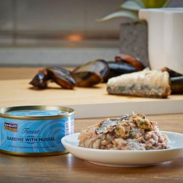 Fish4Cats Cans Sardine with Mussel 70g tin - Case of 10