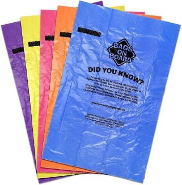 Bags on Board Rainbow Refill Bag Rolls 60 Rolls of 15 bags (900 bags