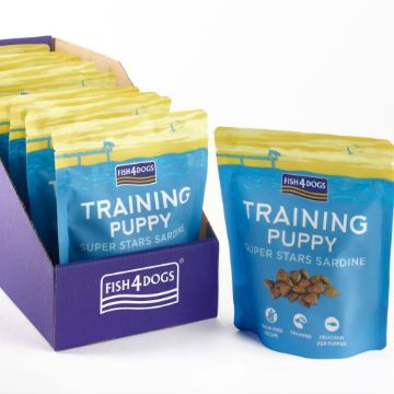 Fish4Dogs Puppy Super Star Training Treats Sardine 150g - Case of 10