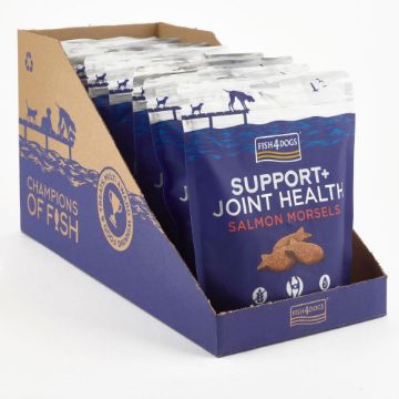 Fish4Dogs Support+ Joint Health Salmon Morsels 225g - Case of 8
