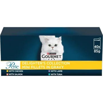 Gourmet Perle Delights Collection Mini Fillets in Gravy 40 x 85g
