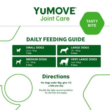YuMOVE Joint Care Daily Bites for Adult Dogs 60 Pack