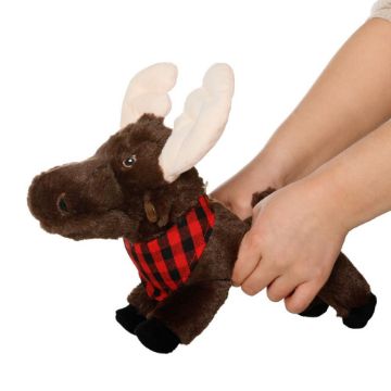 Tall Tails Plush Animated Moose Dog Toy 9 inch