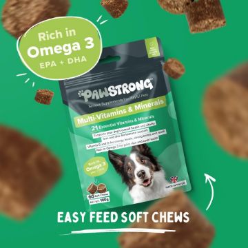 Pawstrong Multi-Vitamins & Minerals Supplement for Dogs