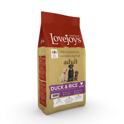 Lovejoys Duck Adult Hypoallergenic Complete Dog Food
