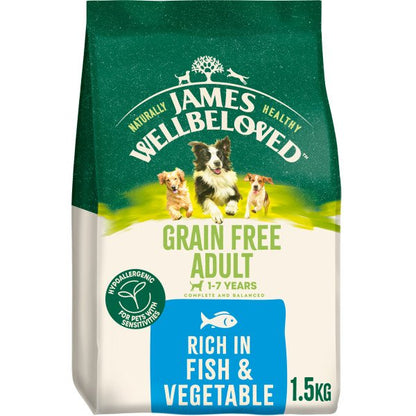 James Wellbeloved Grain-Free Adult Dog Hypoallergenic Fish