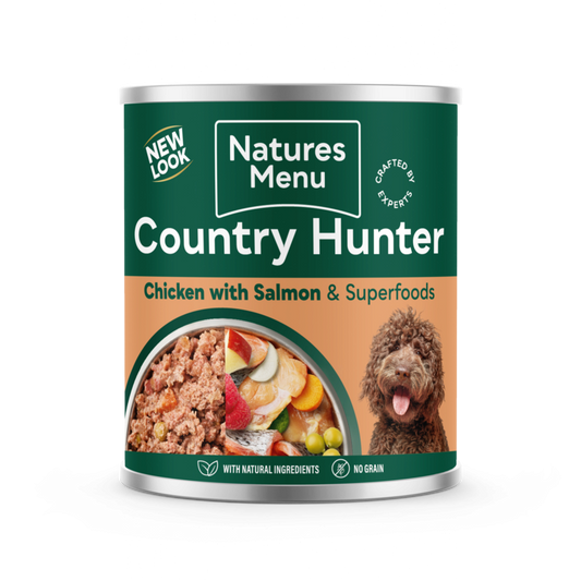 Country Hunter Dog Food Salmon & Chicken Can 6 x 600g