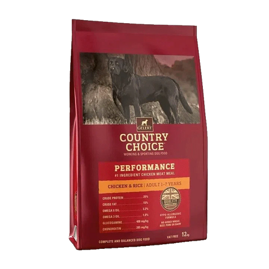 Gelert Puppy Country Choice Performance Chicken 12kg