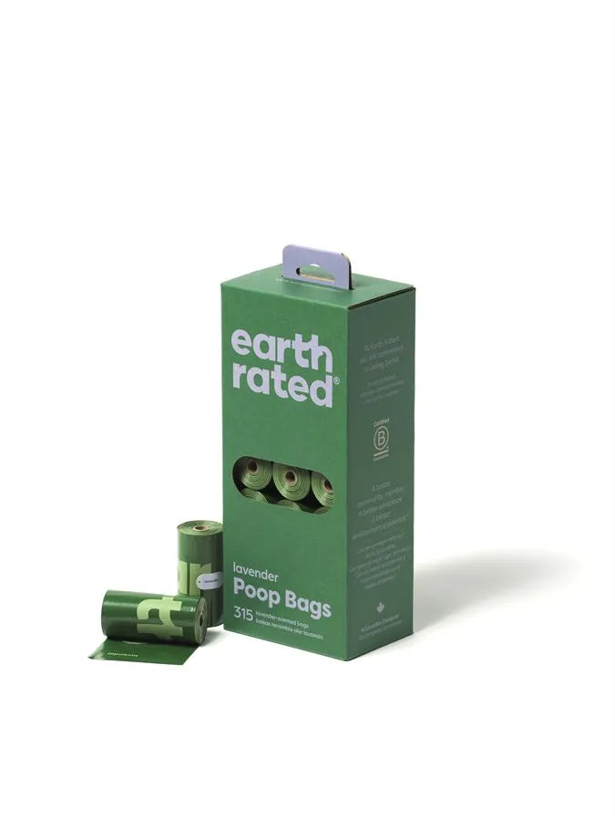 Earth Rated Poop Bags 21x15 Refill Rolls Lavender