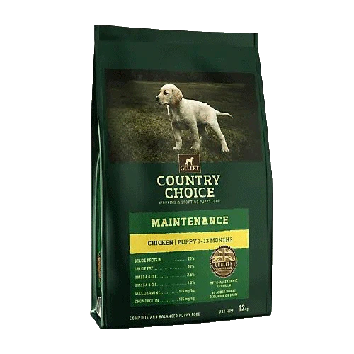 Gelert Puppy Country Choice Maintenance Chicken & Rice 12kg