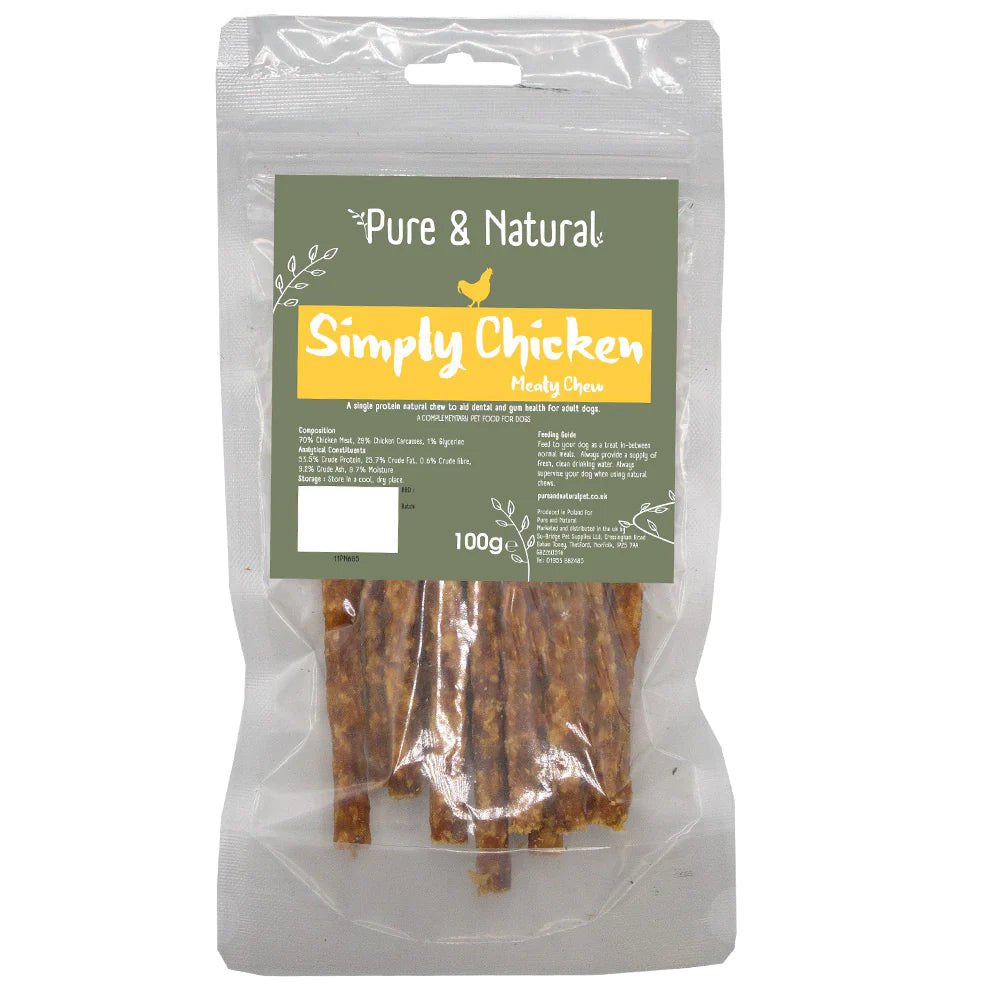 Pure & Natural Meat Sticks Chicken 100gm